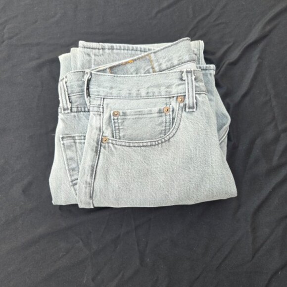 Levi's Gray 501 Jeans - Size 32 x 30 - Picture 7 of 9